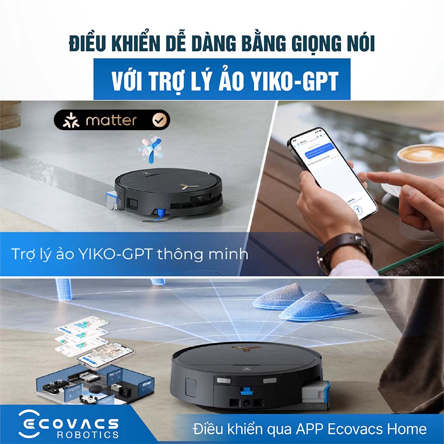 Robot hút bụi Ecovacs Deebot X9 Pro Omni