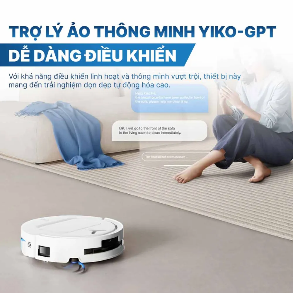 Robot hút bụi lau nhà Ecovacs Deebot T80 Omni