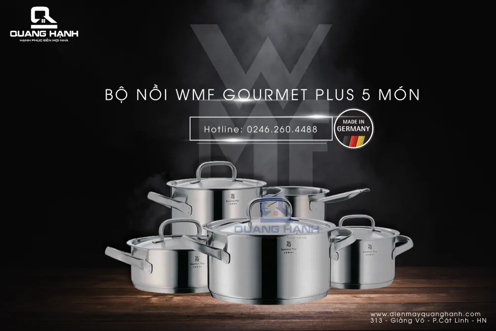 Bộ nồi 5 món gourmet plus wmf