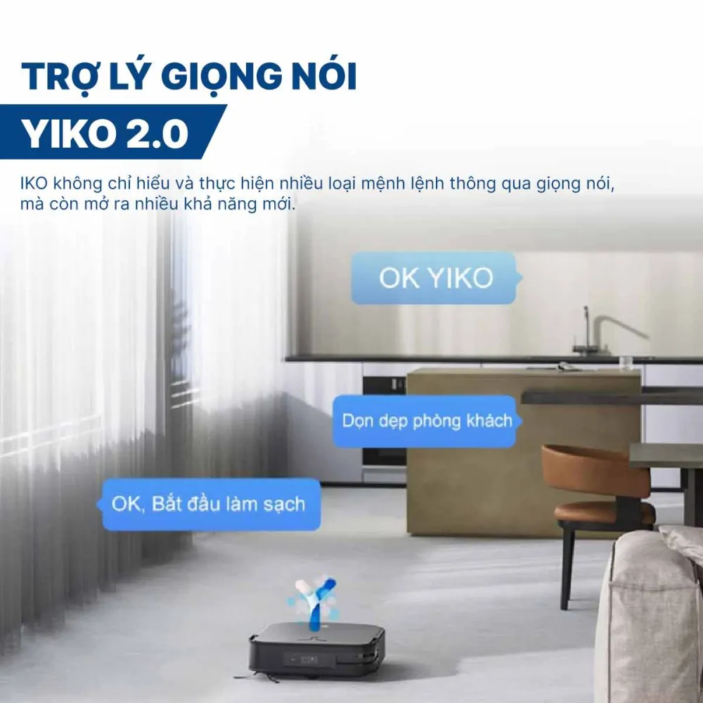 Robot hút bụi lau nhà Ecovacs Deebot X2 Omni