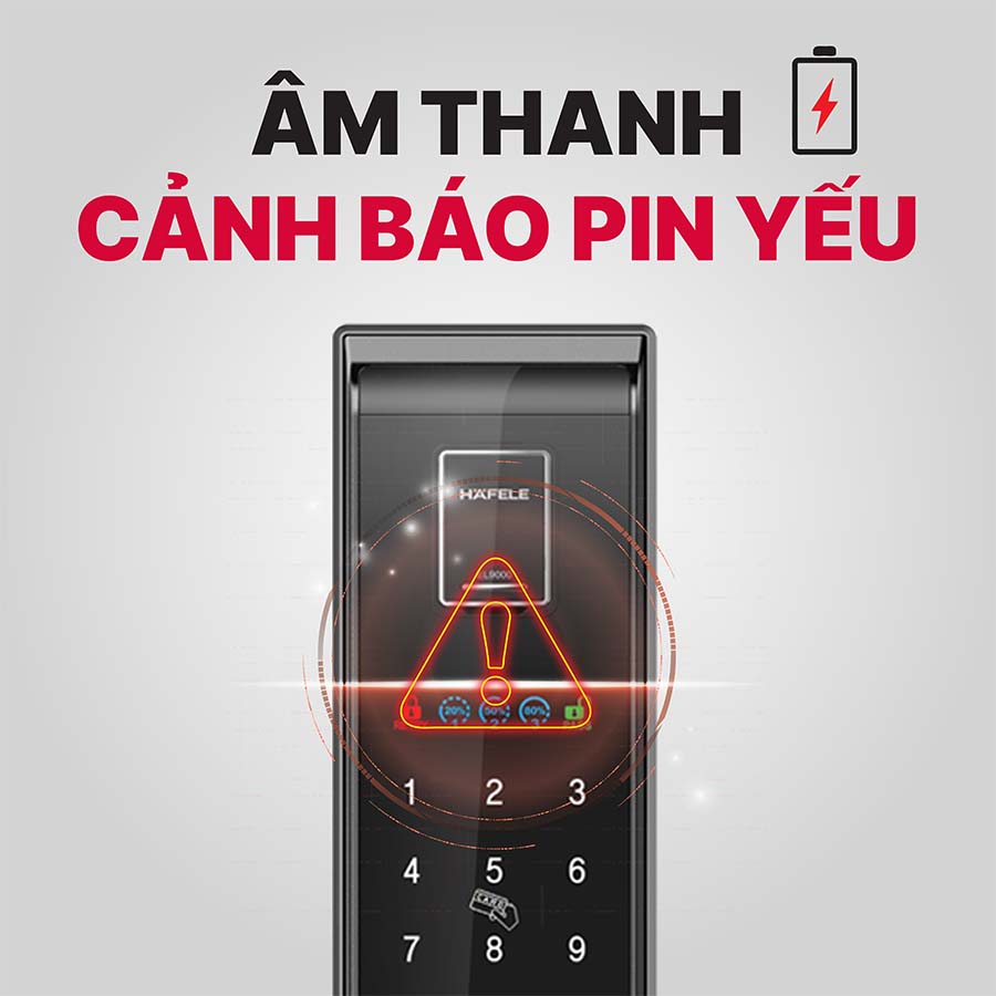 Khóa điện tử Hafele EL9000-TCS 912.05.378