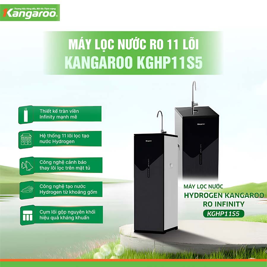 Máy lọc nước Kangaroo Hydrogen KGHP11S5