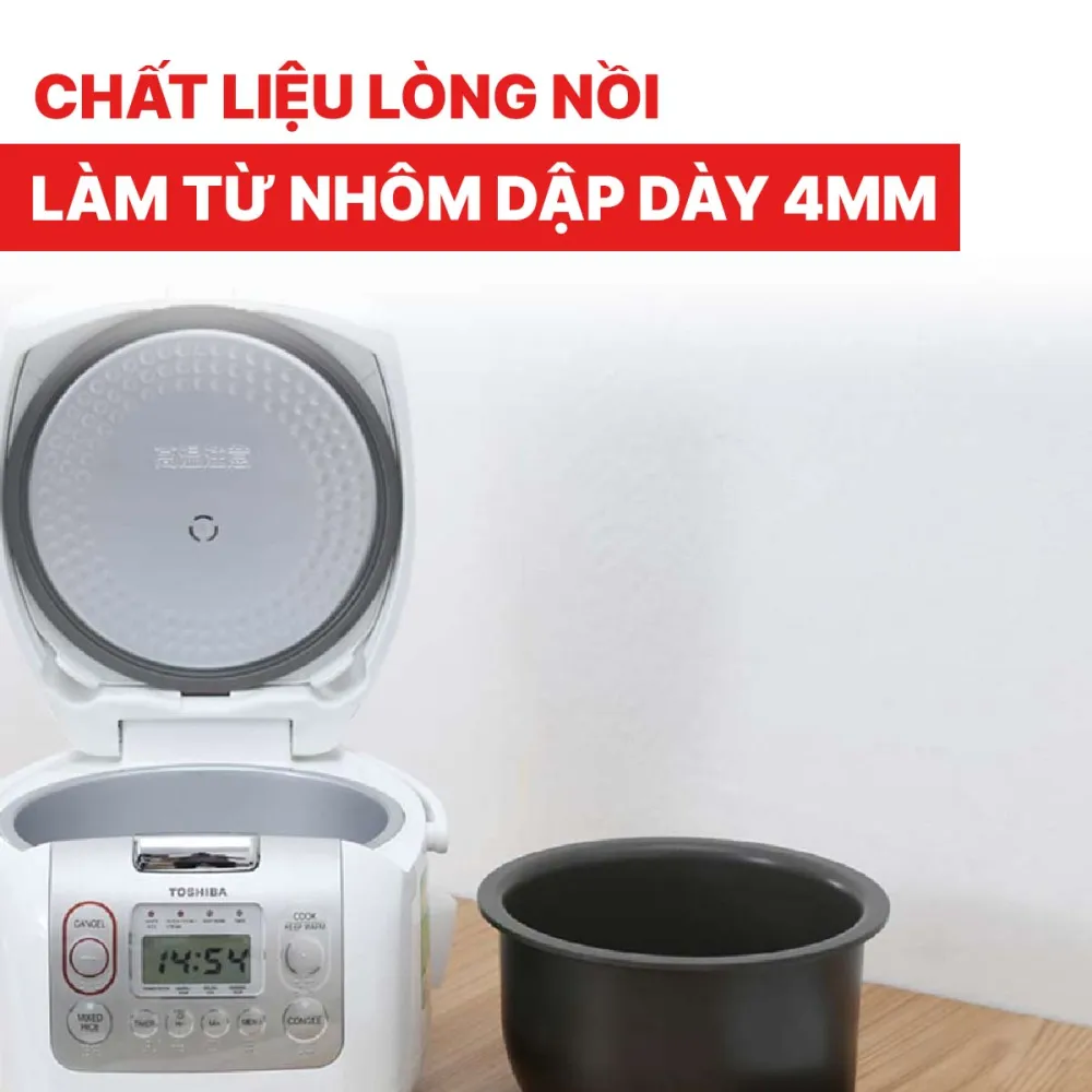 Nồi cơm điện tử Toshiba RC-10NMF 1 lít - Hàng chính hãng