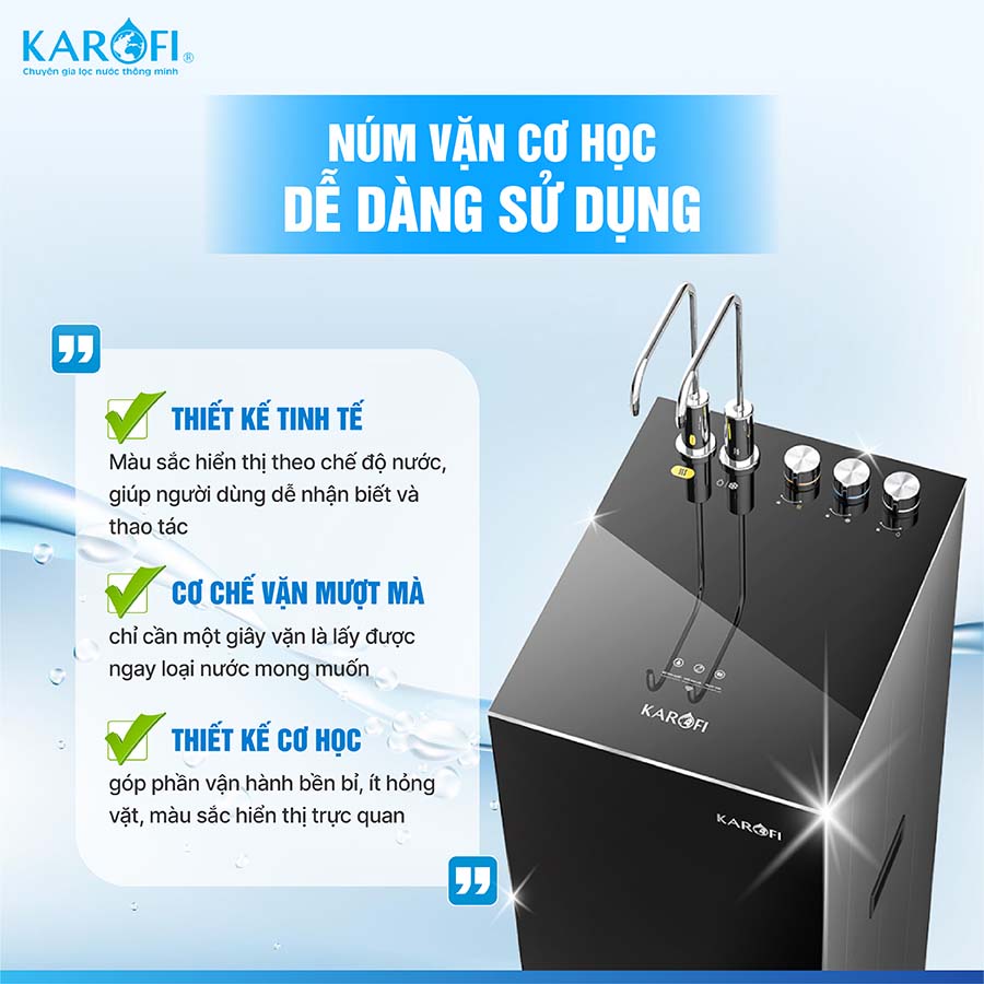 Máy lọc nước nóng lạnh Karofi KAD-L82
