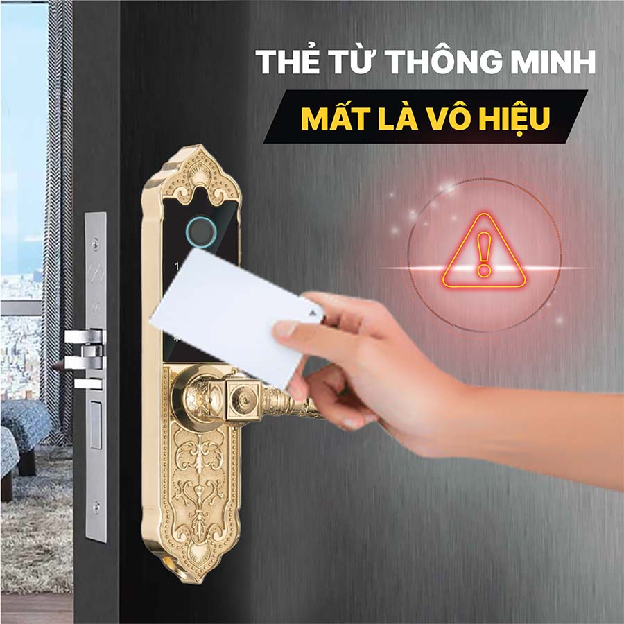 Khóa điện tử Hubert HB DS79F GOLD