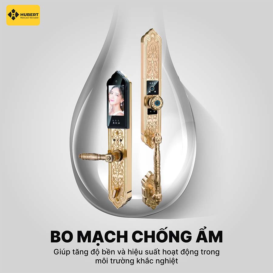 Khóa điện tử Hubert HB DS79F GOLD