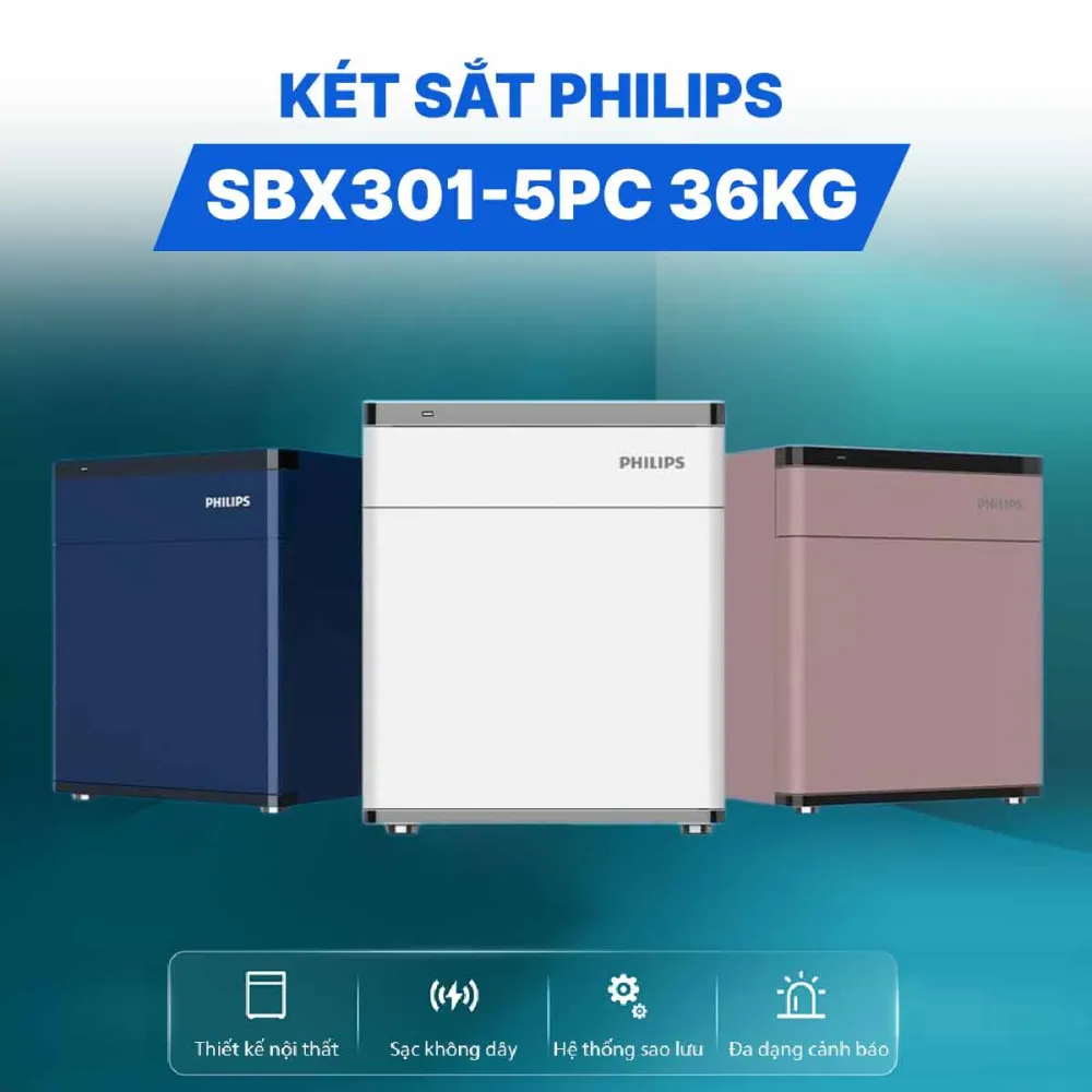 Két sắt Philips SBX301-5PC 36kg