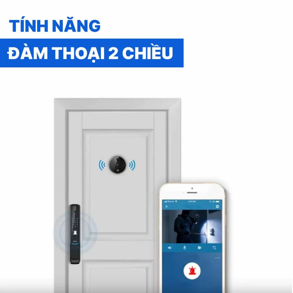Khóa cửa vân tay kết nối Gateway Philips 9300