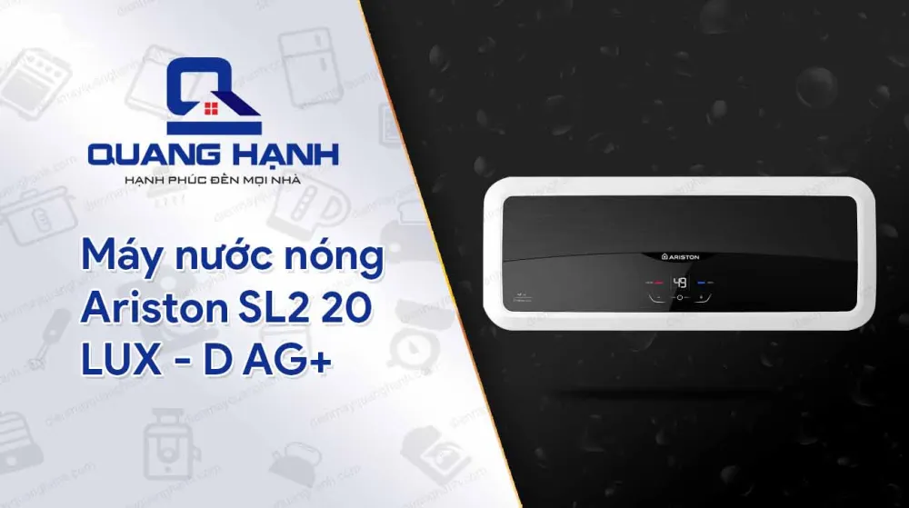 Máy nước nóng gián tiếp Ariston SL2 20 LUX - D AG+ 2.5F tích hợp công nghệ tiết kiệm điện ECO EVO
