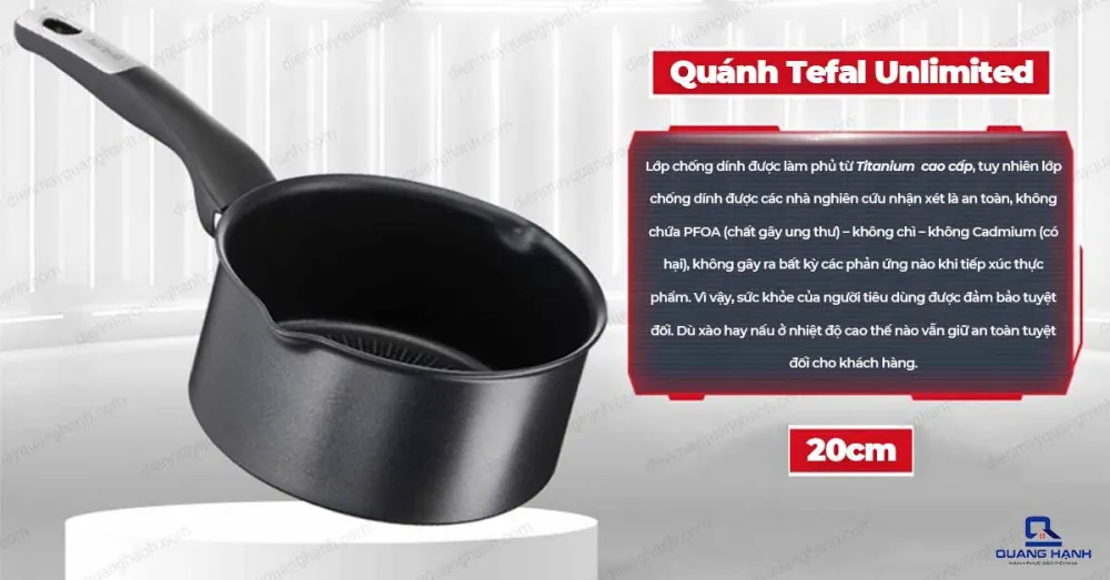 Quánh Tefal Unlimited 20cm