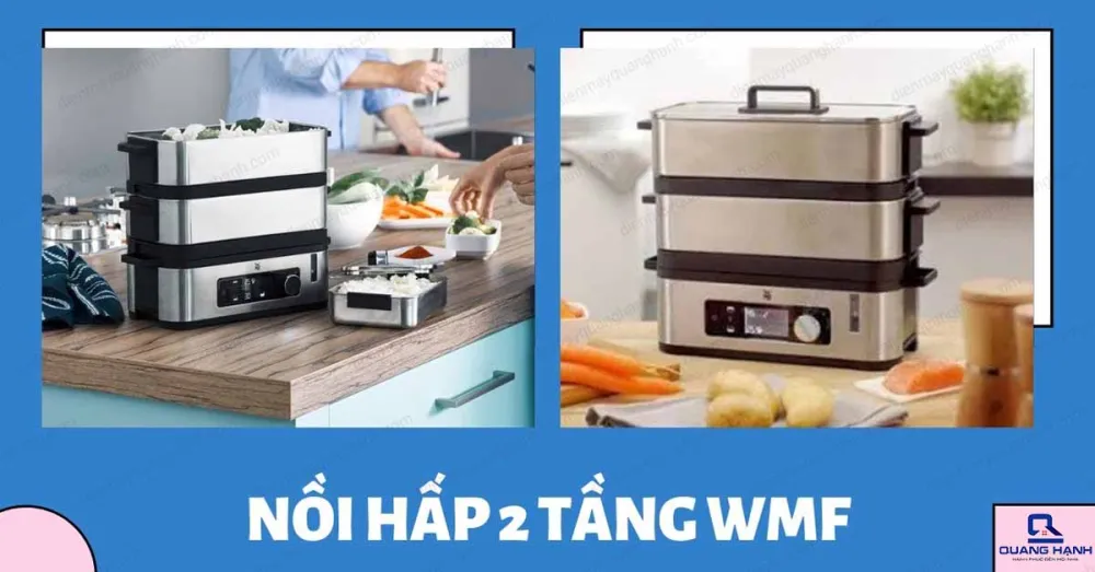 Nồi hấp 2 tầng WMF Kuchenminis Dampfgarer