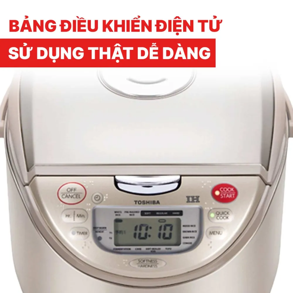 Nồi cơm điện cao tần Toshiba RC-18RH(CG)VN dung tích 1.8 lít