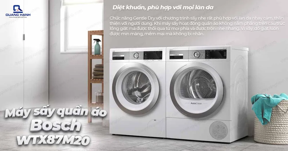 Máy sấy quần áo Bosch WTX87M20