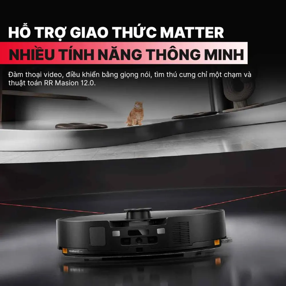 Robot hút bụi lau nhà Roborock Saros 10
