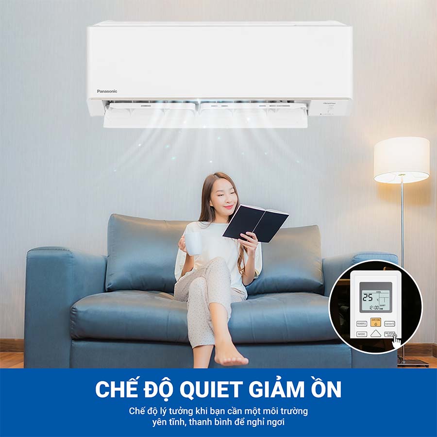 Điều hòa Panasonic CU/CS-RU18AKH-8 hoạt động siêu êm