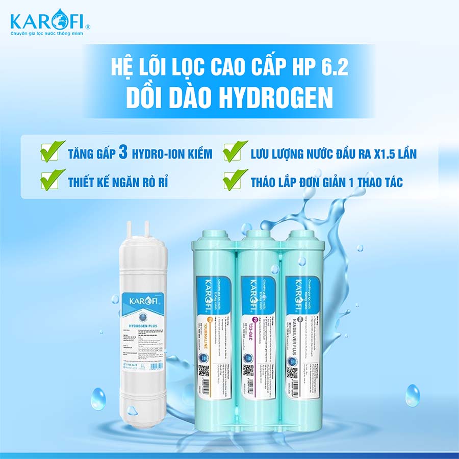 Máy lọc nước nóng lạnh Karofi KAD-L85