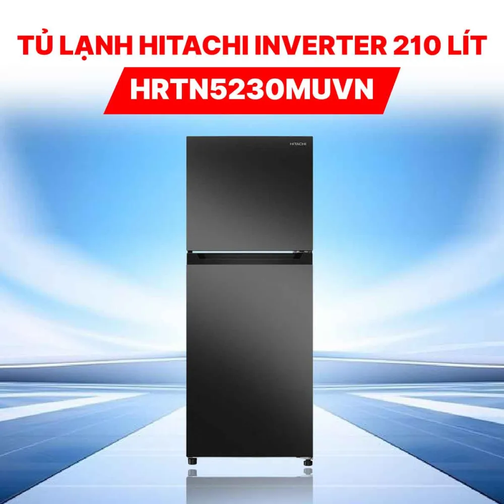 Tủ lạnh Hitachi Inverter 210 lít HRTN5230MUVN