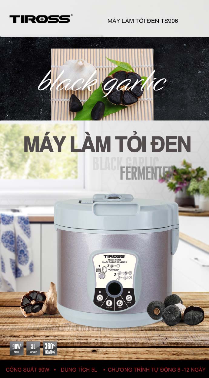 Máy làm tỏi đen tiross ts906