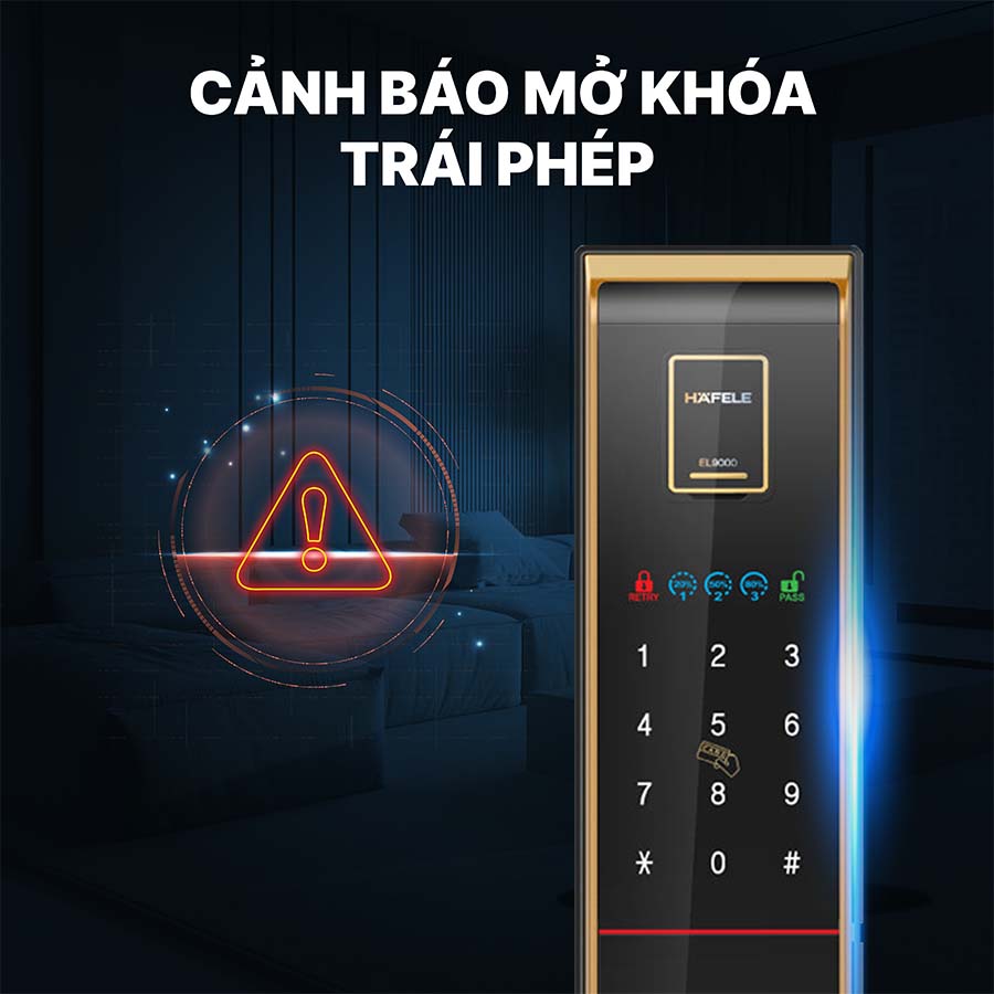 Khóa điện tử Hafele EL9000-TCS 912.05.376