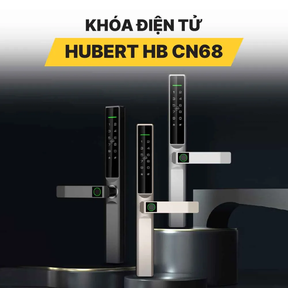 KHÓA CỬA ĐIỆN TỬ HUBERT HB CN68