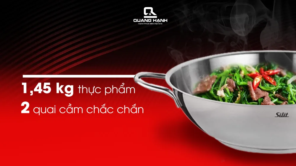 Chảo xào Silit Wok 32cm
