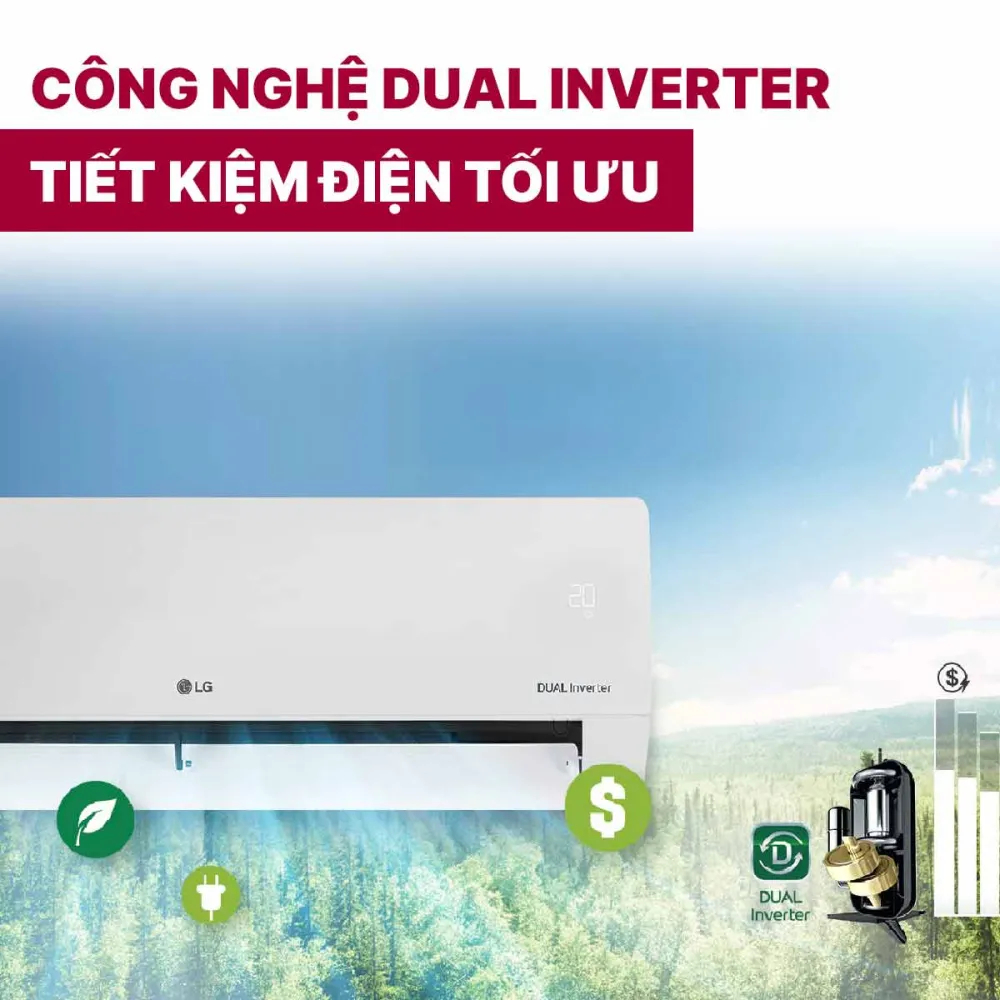 Điều hòa LG 2 chiều Inverter 2HP-18.000BTU B18END1