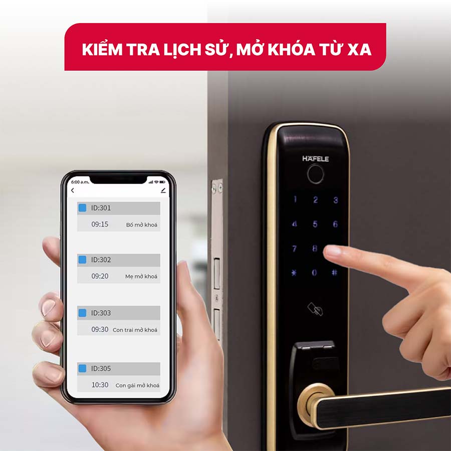 Khóa điện tử Hafele EL7800 PLUS 912.20.569