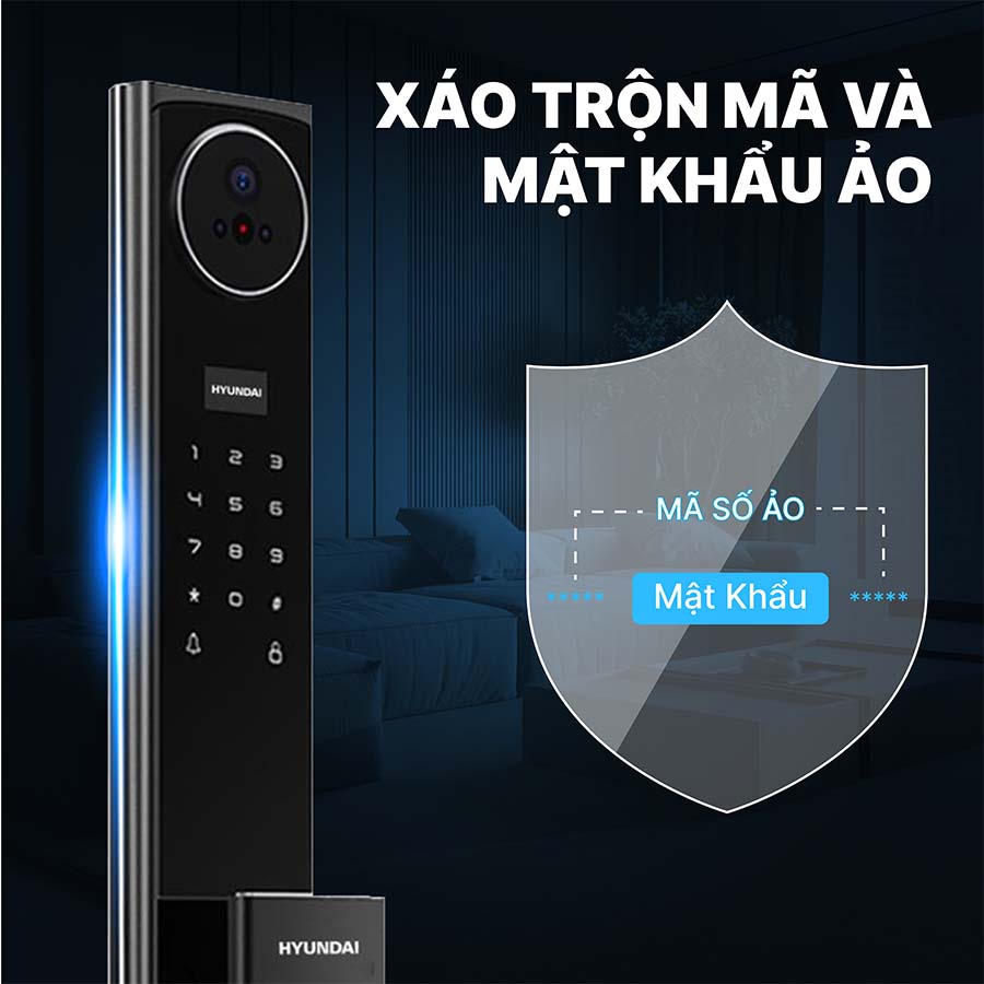 Khoá điện tử Hyundai cửa gỗ HY-SLA911F