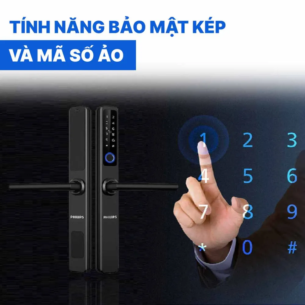 Khóa cửa thông minh Philips DDL608-5HWS