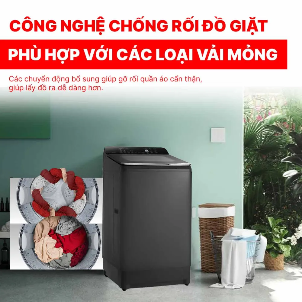 Máy giặt Hitachi Inverter 13.5kg LTL H3MVJWT