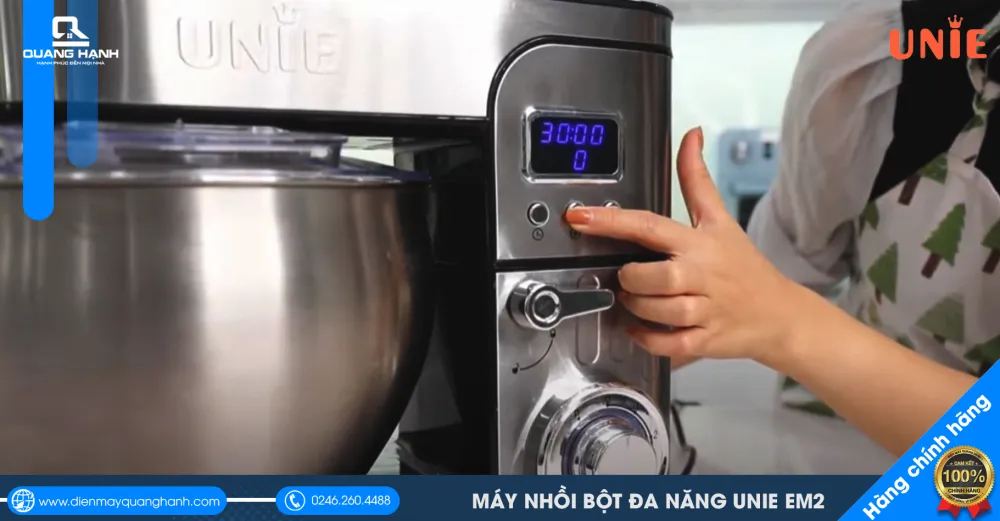 Máy nồi bột Unie EM2 cải tiến chức năng