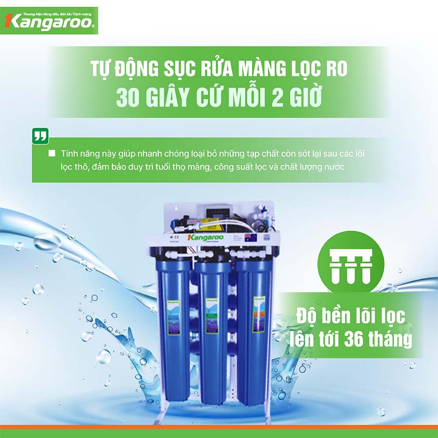 Máy lọc nước Kangaroo RO Infinity KG109I
