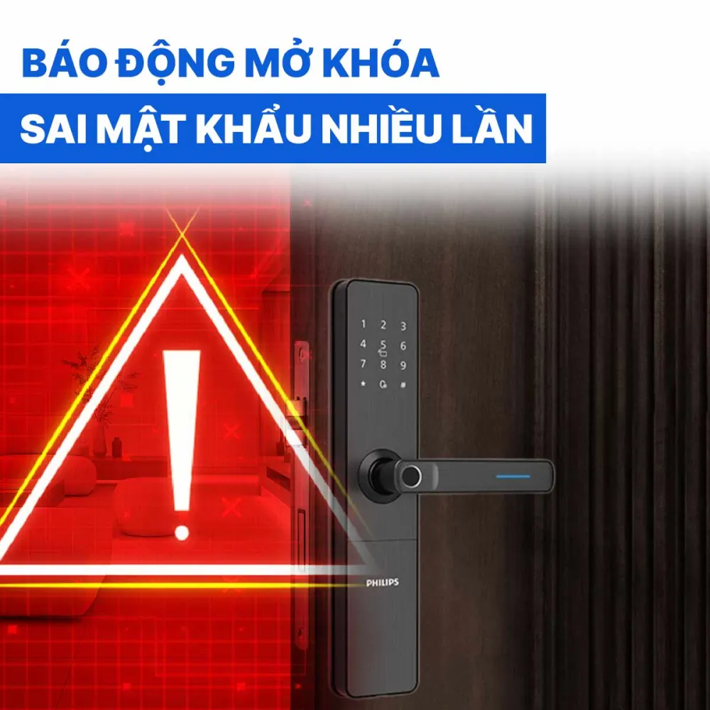 Khóa cửa thông minh Philips DDL609-5HS