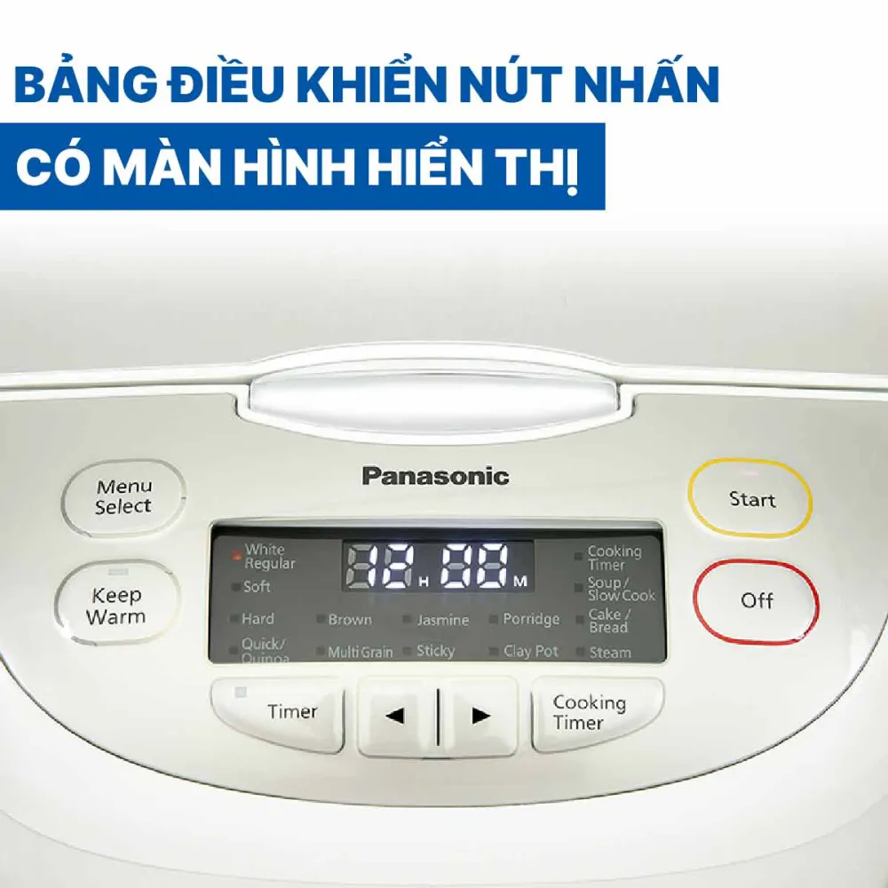 Nồi cơm điện tử Panasonic 1.8 lít SR-CP188NRAM