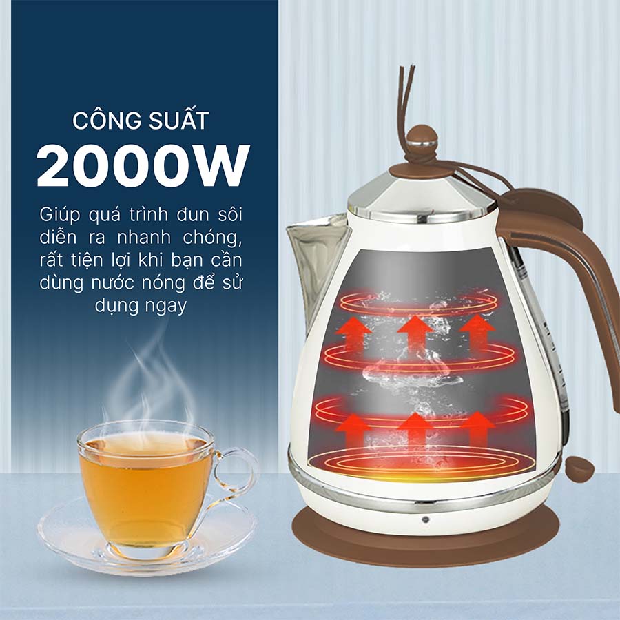 Ấm đun siêu tốc Delonghi KBOV2001.BG