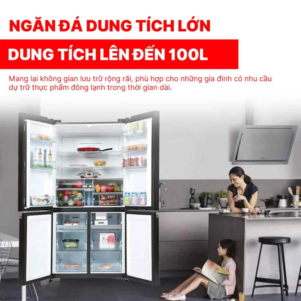 Tủ lạnh Hitachi Inverter 569 lít R-WB640PGV1 GMG