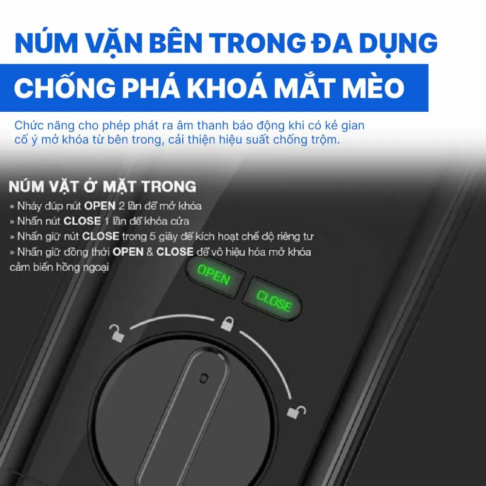 Khóa cửa vân tay kết nối Gateway Philips 9300