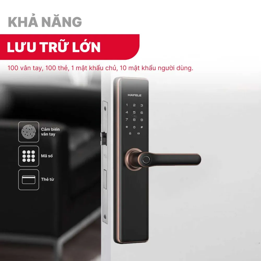 Khóa điện tử Hafele DL7600 912.20.231