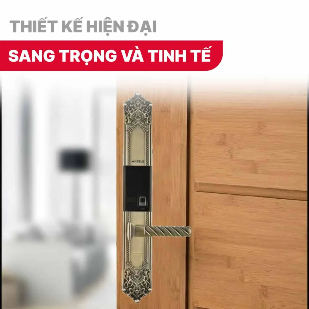 Khóa điện tử Hafele EL10K 912.05.317 Màu vàng