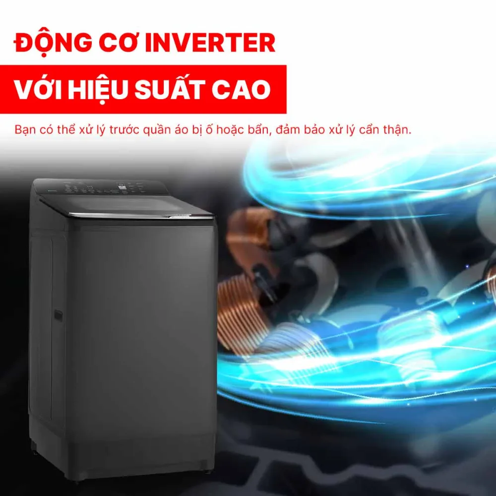 Máy giặt Hitachi Inverter 13.5kg LTL H3MVJWT