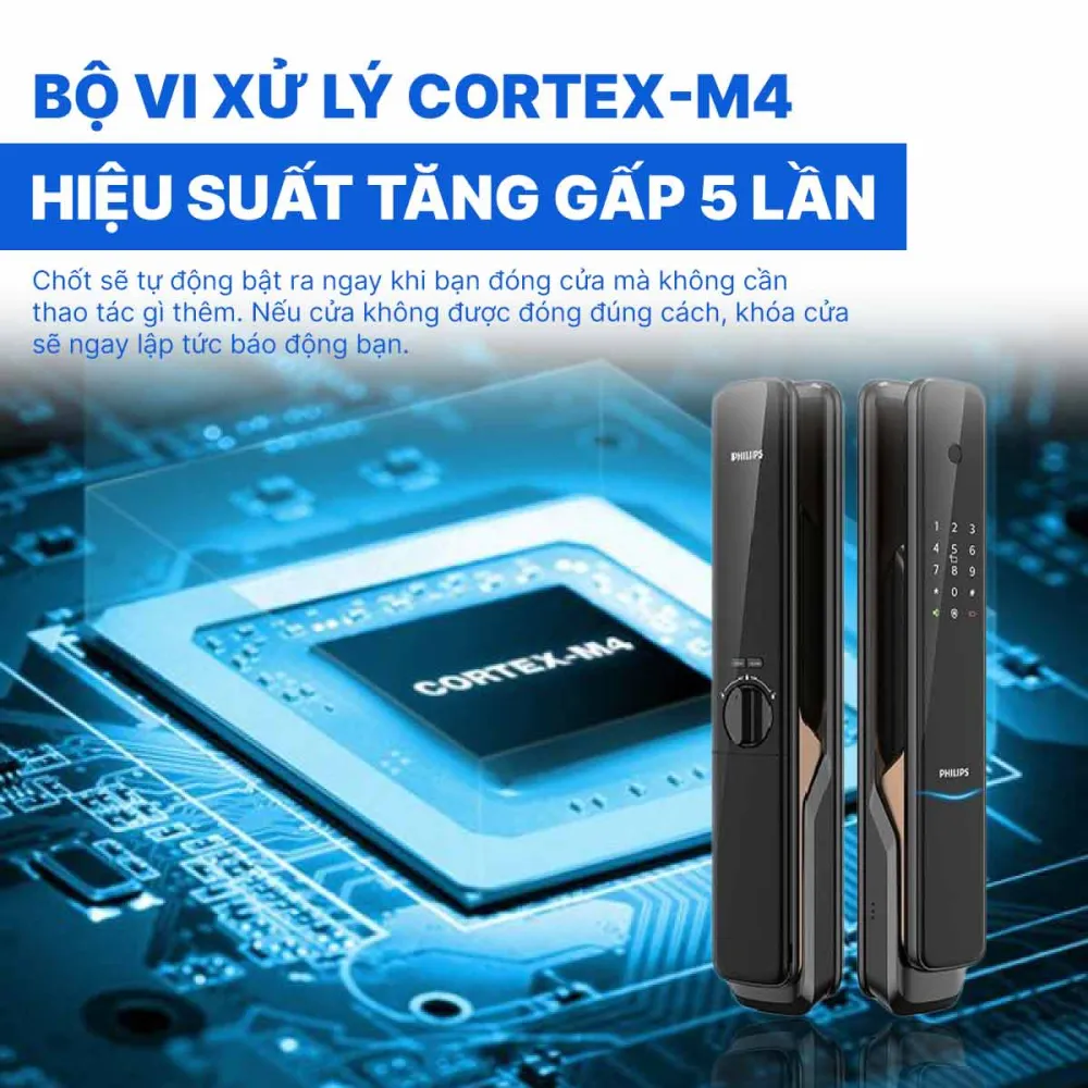 Khóa cửa vân tay kết nối Gateway Philips 9300