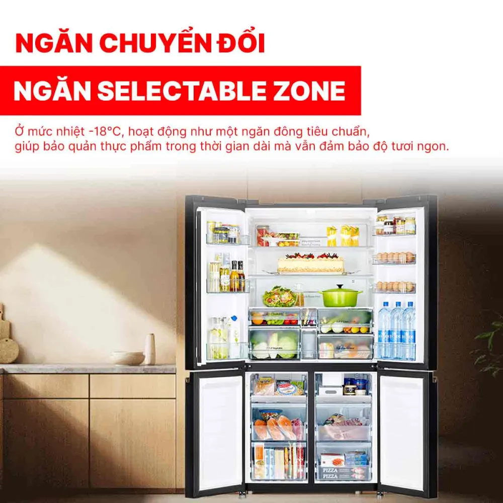 Tủ lạnh Hitachi Inverter 569 lít R-WB640PGV1 GMG