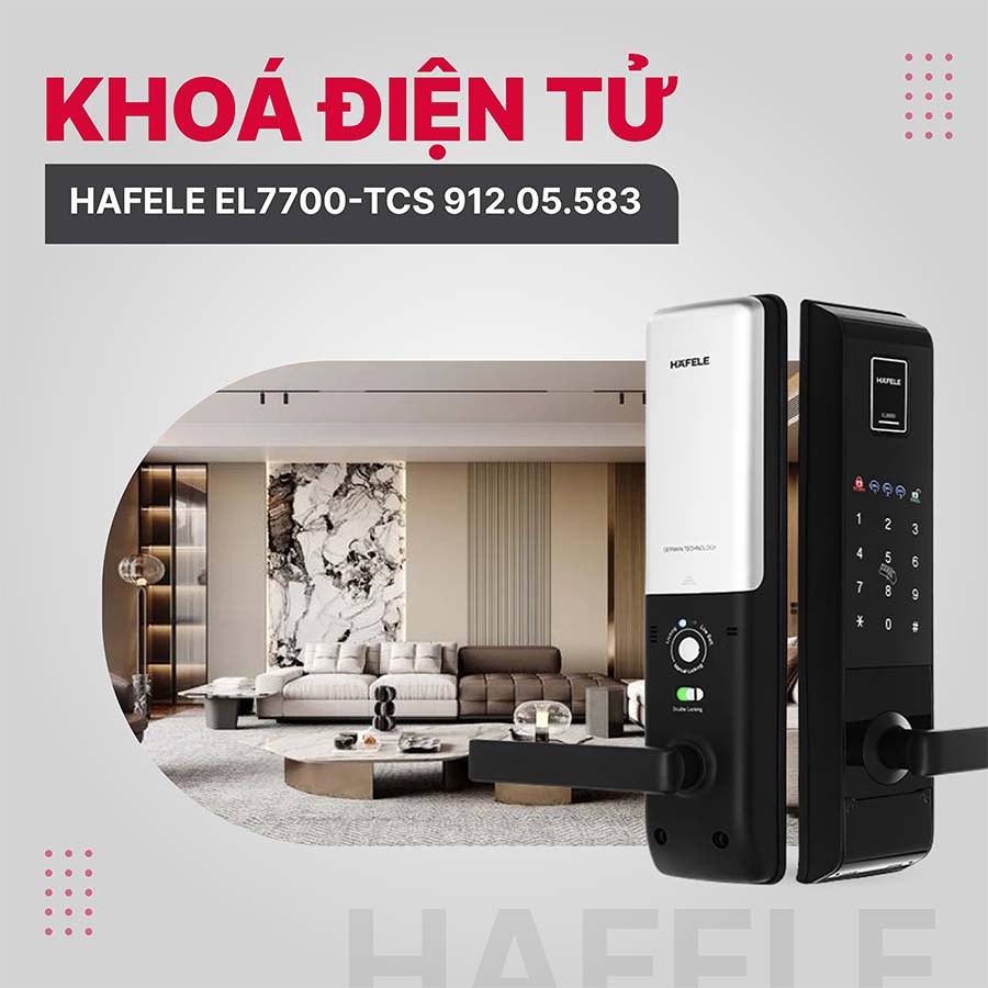 Khóa điện tử Hafele EL9000-TCS 912.05.378