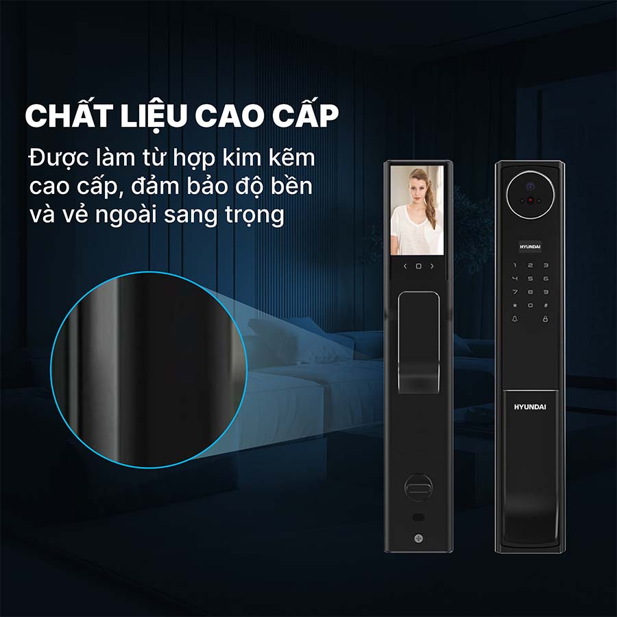 Khoá điện tử Hyundai cửa gỗ HY-SLA911F