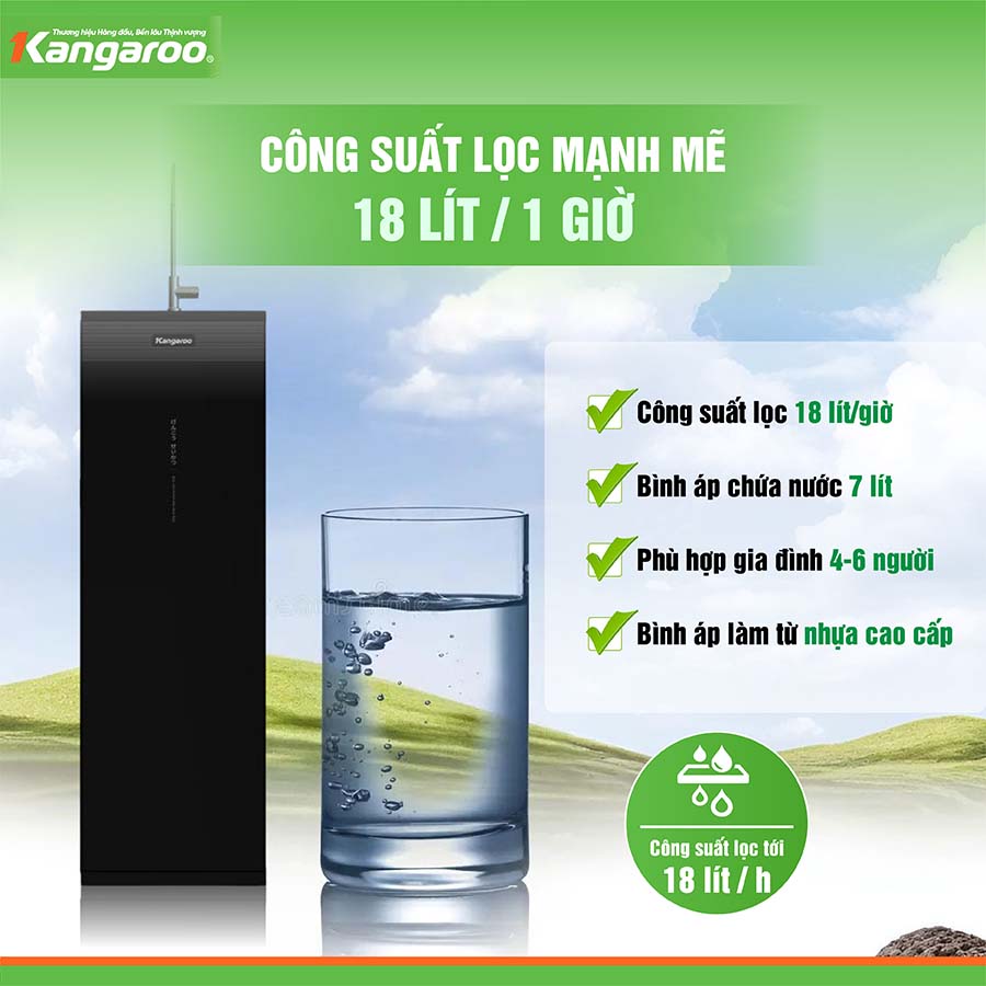 Máy lọc nước Kangaroo Hydrogen KG11A1