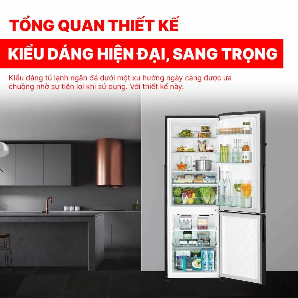 Tủ lạnh Hitachi Inverter 275 lít R-B330PGV8 BSL