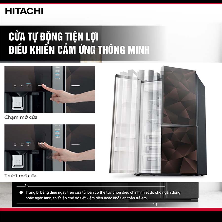 Tủ lạnh Hitachi Inverter R-FM800XAGGV9X GBZ