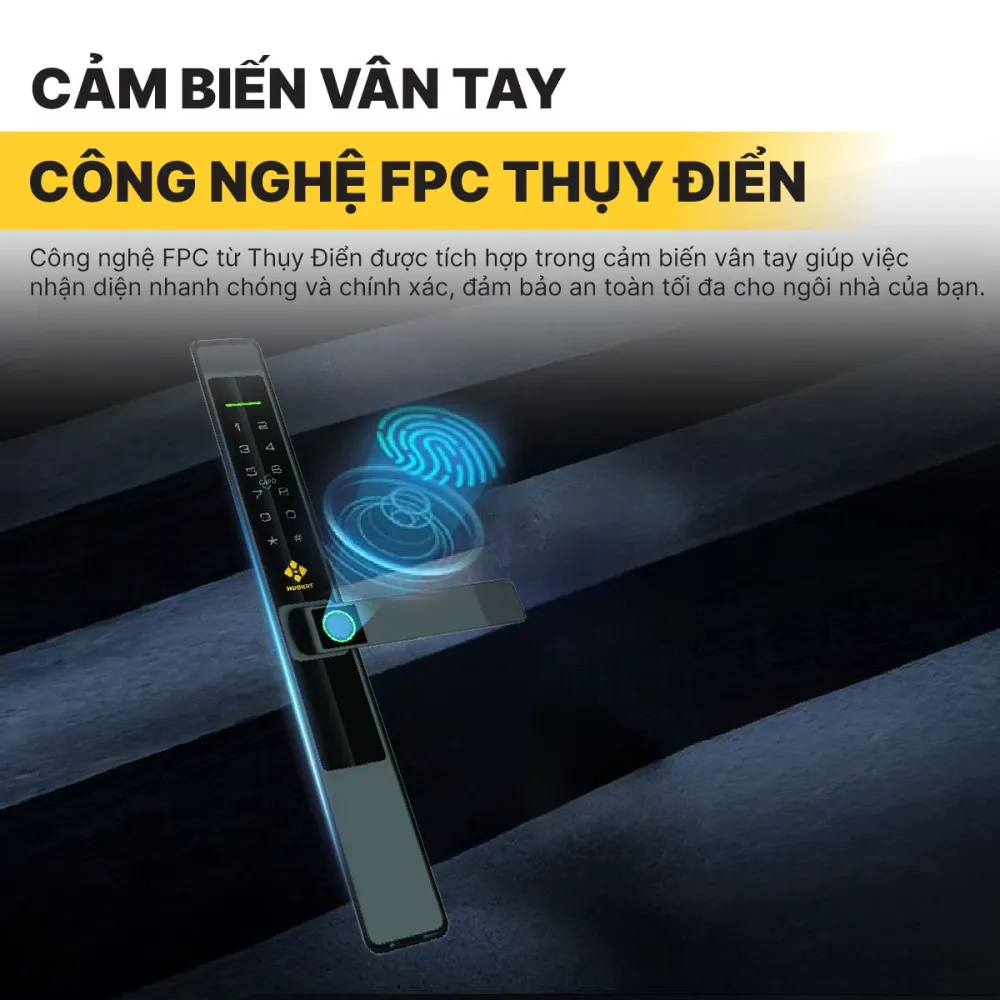 Khóa điện tử Hubert HB CN39