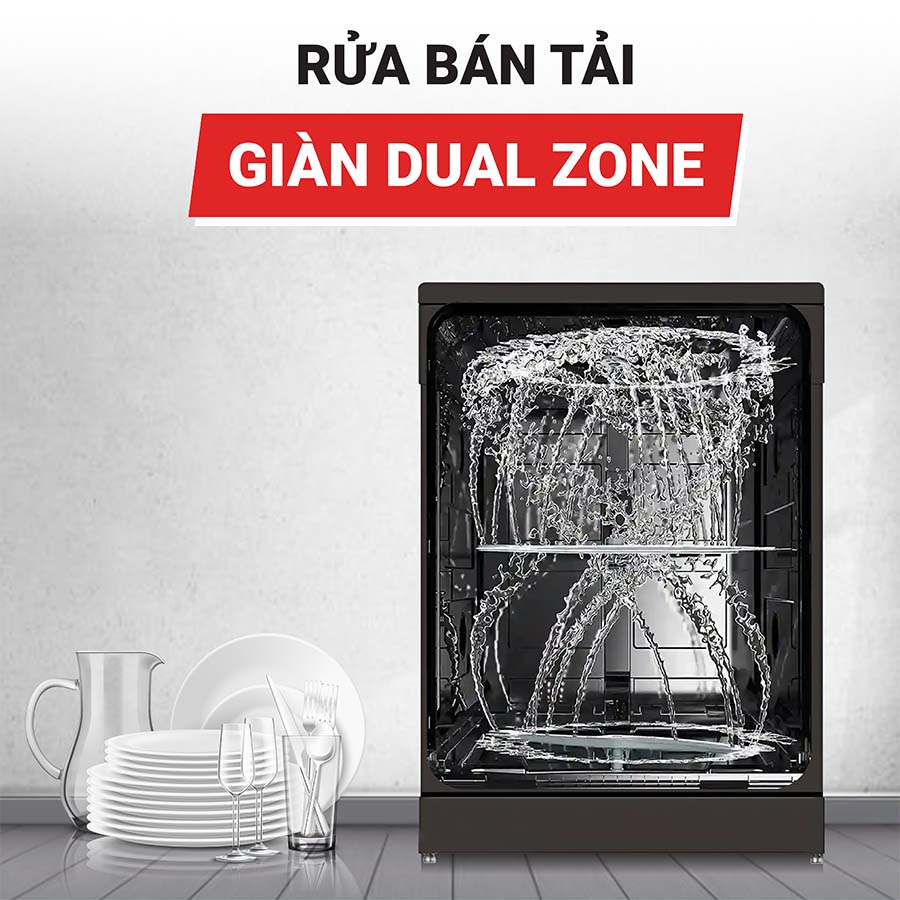 Máy rửa bát 15 bộ Texgio TGF6019B