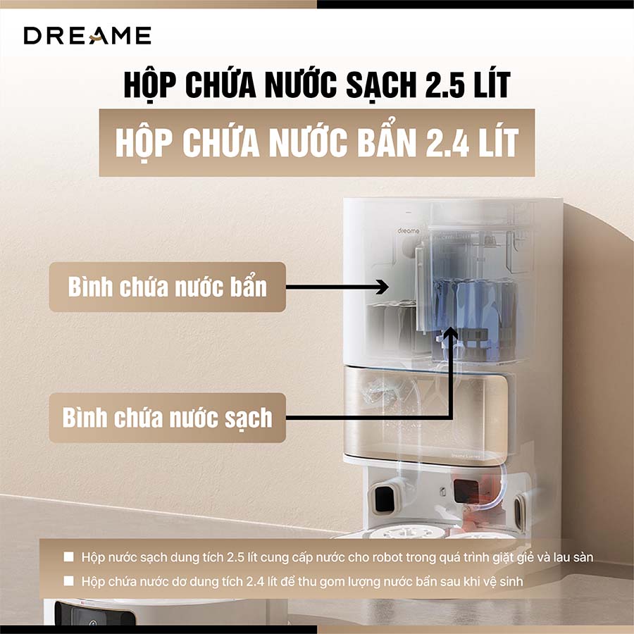 Robot hút bụi lau nhà Dreame L10s Ultra
